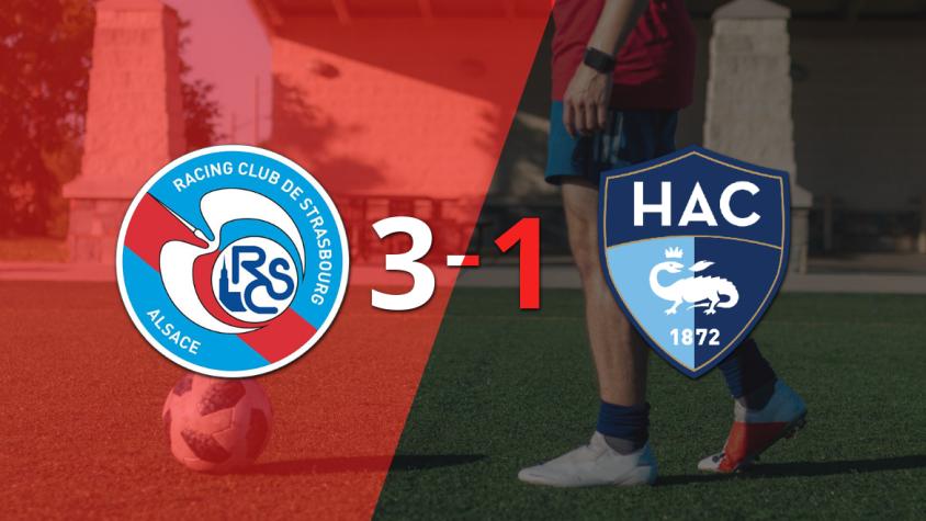 RC Strasbourg clasifica a Cuartos de Final al vencer a Le Havre AC