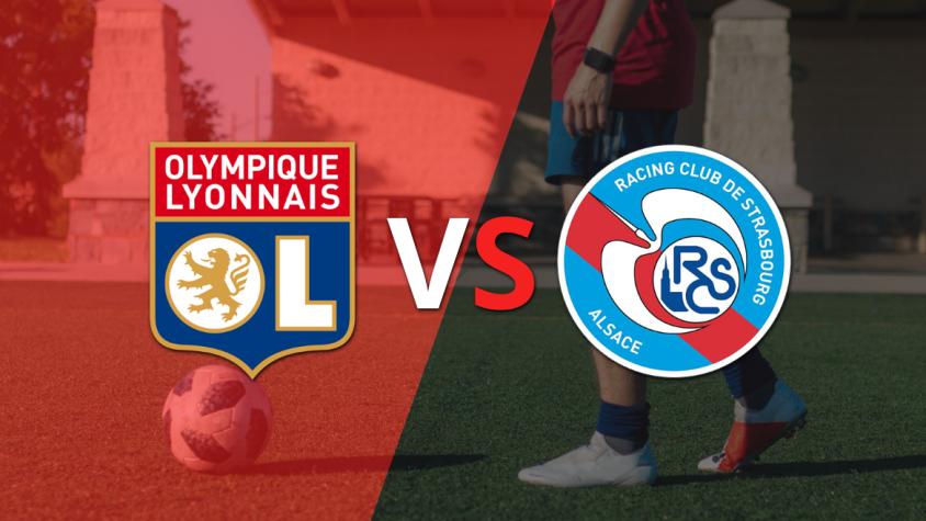 Olympique Lyon y RC Strasbourg comienzan con los penales