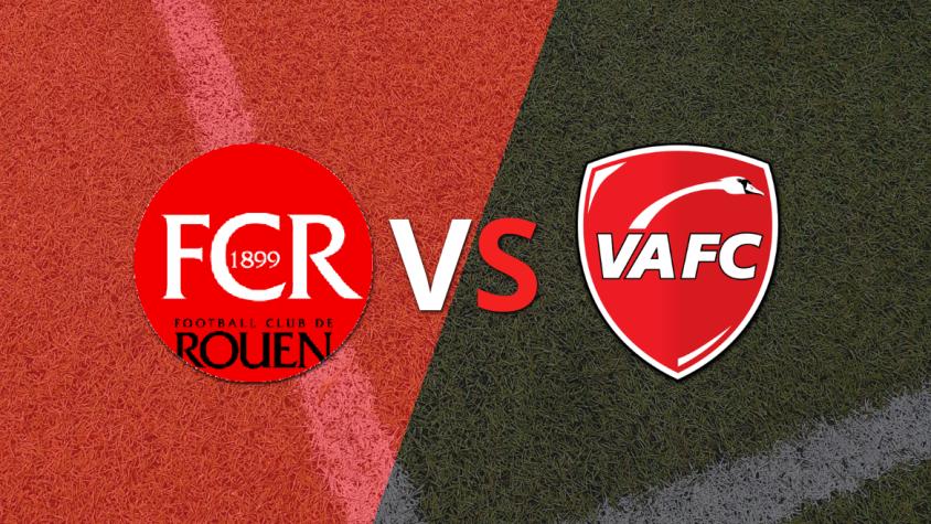 Rouen logró igualar el marcador ante Valenciennes
