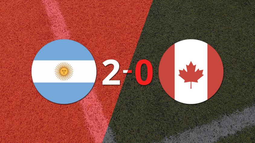 Canadá cayó derrotada ante Argentina por 2-0 
