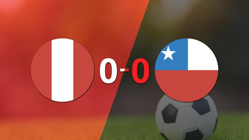 Perú y Chile empataron sin goles