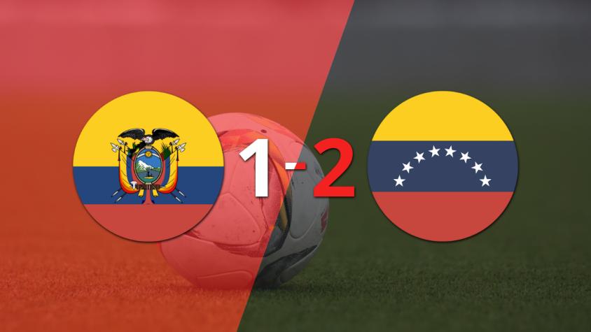 Venezuela supera por 2-1 a Ecuador tras dar vuelta el partido