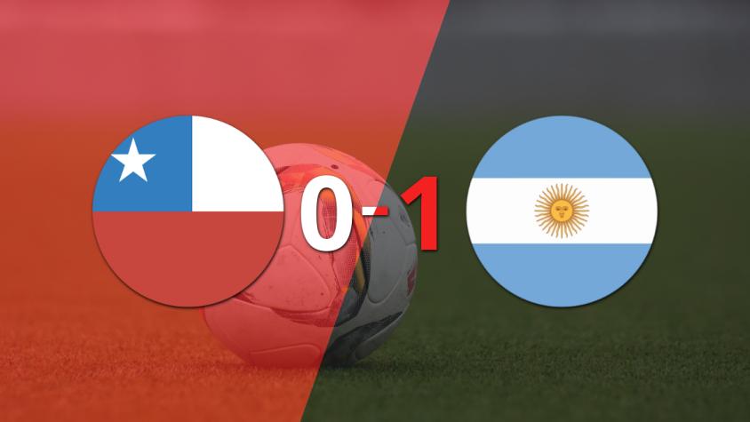 Argentina se quedó con el triunfo 1-0 ante Chile con un gol de Lautaro Martínez