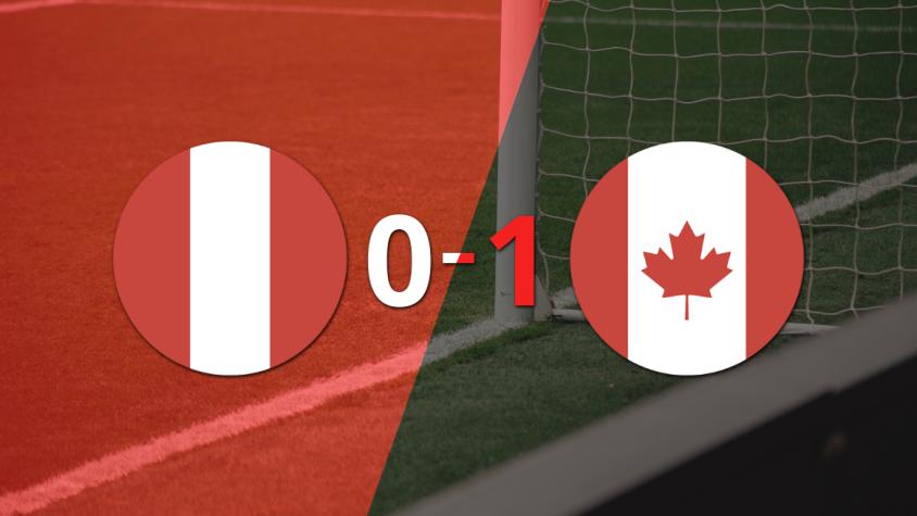 Perú sufrió una derrota por 1-0 ante Canadá con el gol de Jonathan David