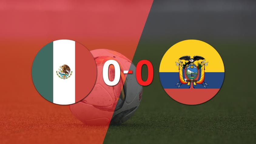 México y Ecuador igualaron sin goles en el marcador