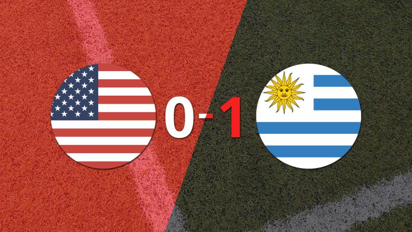 Uruguay ganó por 1-0 a Estados Unidos con el gol de Mathías Olivera