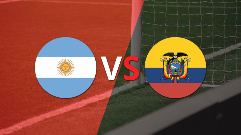 Ecuador logró igualar el marcador ante Argentina
