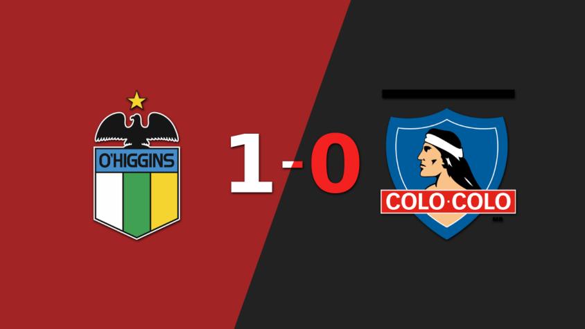 O'Higgins venció a Colo Colo 1 a 0 en el estadio el Teniente
