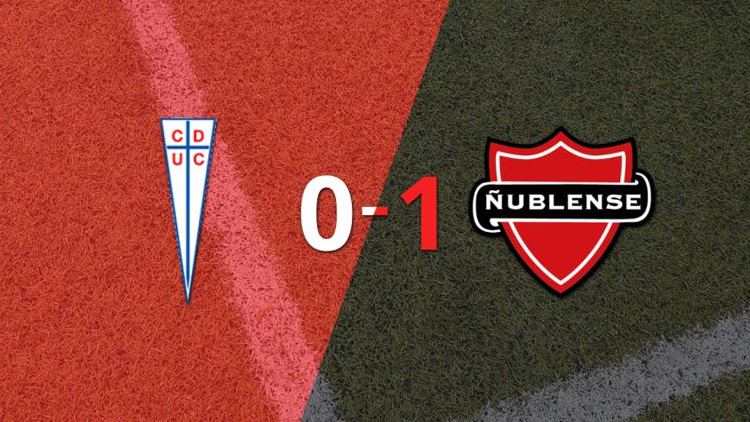 Ñublense ganó por 1-0 a U. Católica con el gol de Patricio Rubio