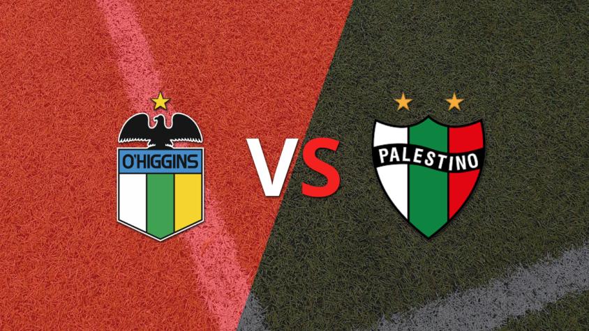 O'Higgins y Palestino llegan al segundo tiempo sin goles