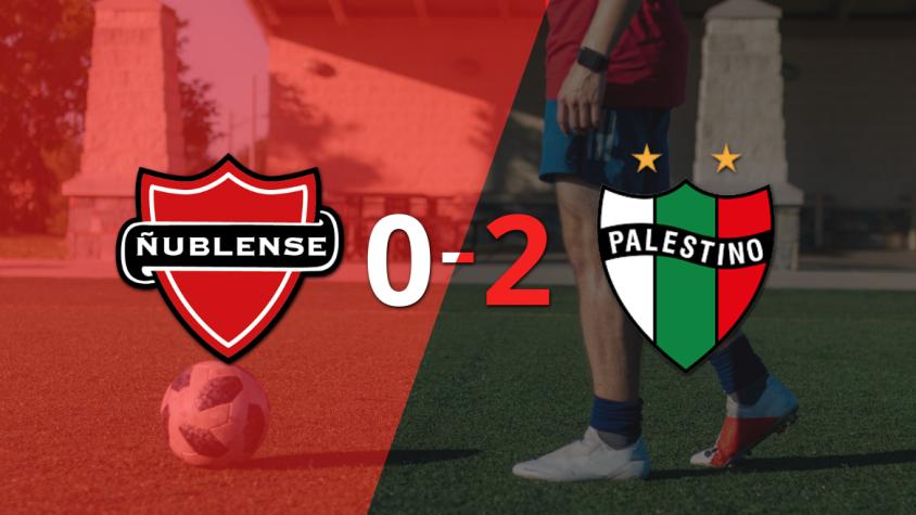 Ñublense no pudo ante la contundencia de Palestino y perdió por 2 a 0