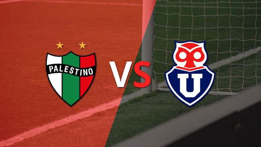 Palestino anota el gol del empate ante Universidad de Chile