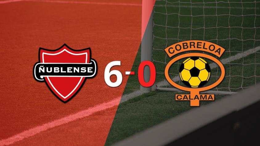 Tranquila victoria de Ñublense por 6 a 0 frente a Cobreloa