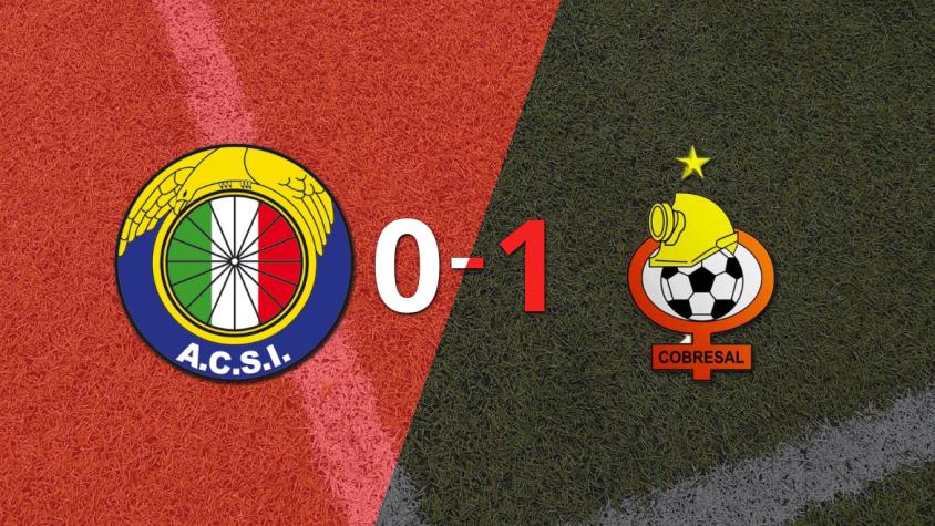 Cobresal ganó por 1-0 a Audax Italiano con el gol de Diego Céspedes
