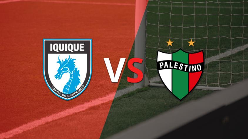 Comienza el partido entre Deportes Iquique y Palestino en el estadio Tierra de Campeones