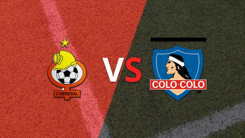 Colo Colo llega al complemento como ganador parcial por 2-1