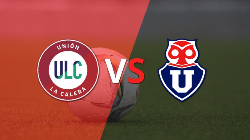 Comienza el segundo tiempo del empate entre U. La Calera y Universidad de Chile