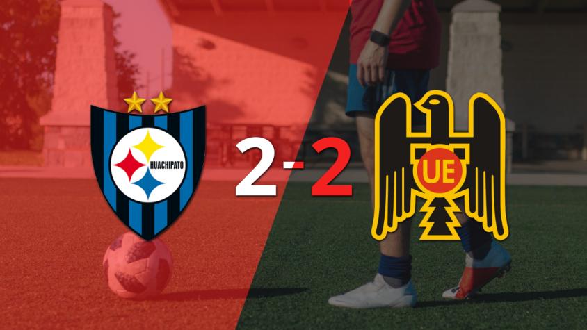 Unión Española sacó un punto luego de empatar a 2 goles con Huachipato
