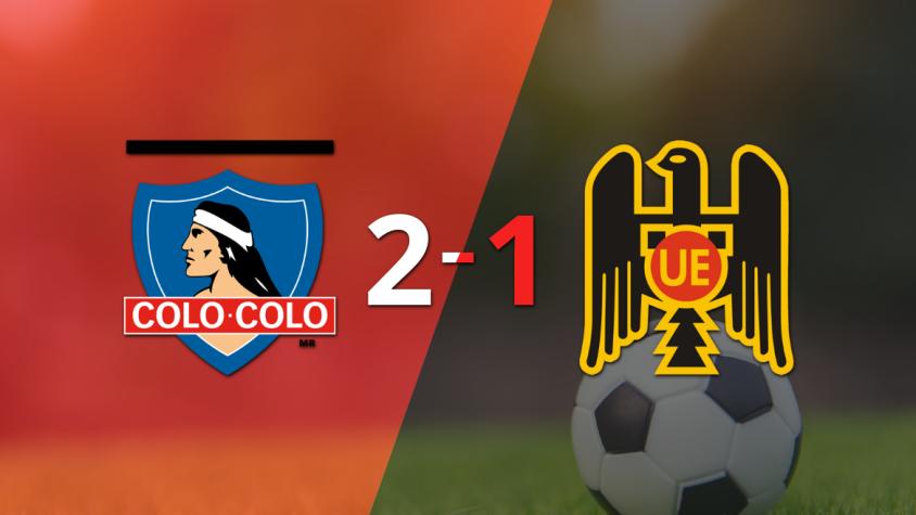 Tras gol agónico, Unión Española fue relegado por Colo Colo en una derrota por 2-1