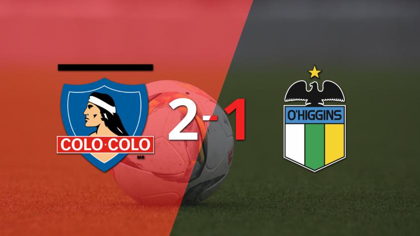 Con un gol agónico, Colo Colo consiguió una victoria por 2 a 1 ante O'Higgins