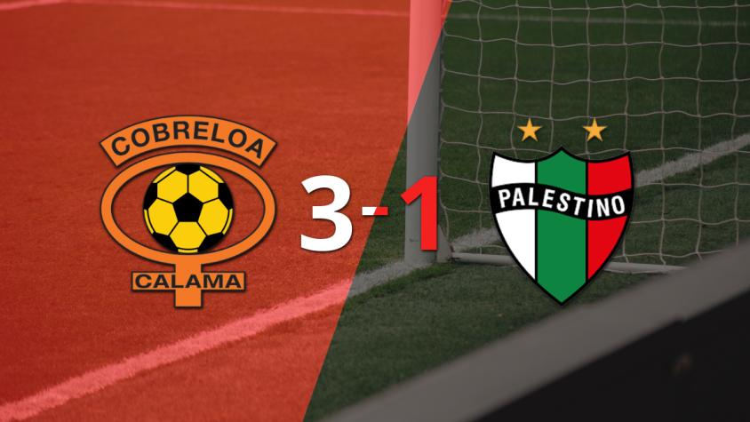 Cobreloa lo dio vuelta ante Palestino y venció por 3 a 1