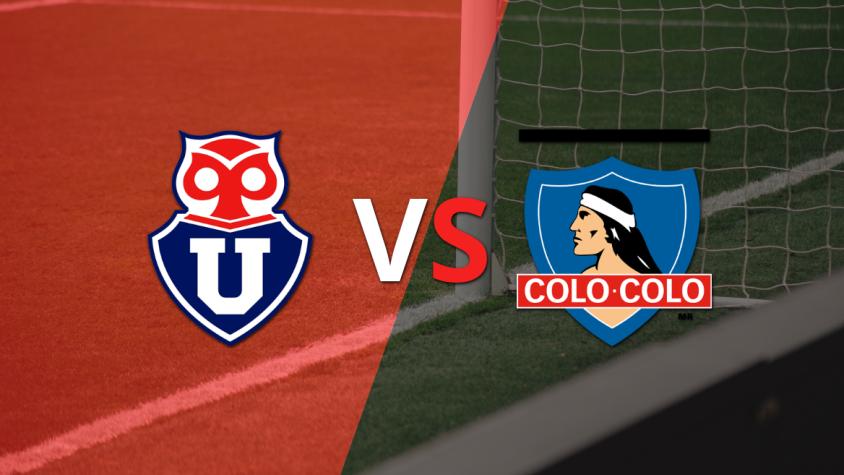 Se juega el segundo tiempo del empate en 0 entre Universidad de Chile y Colo Colo