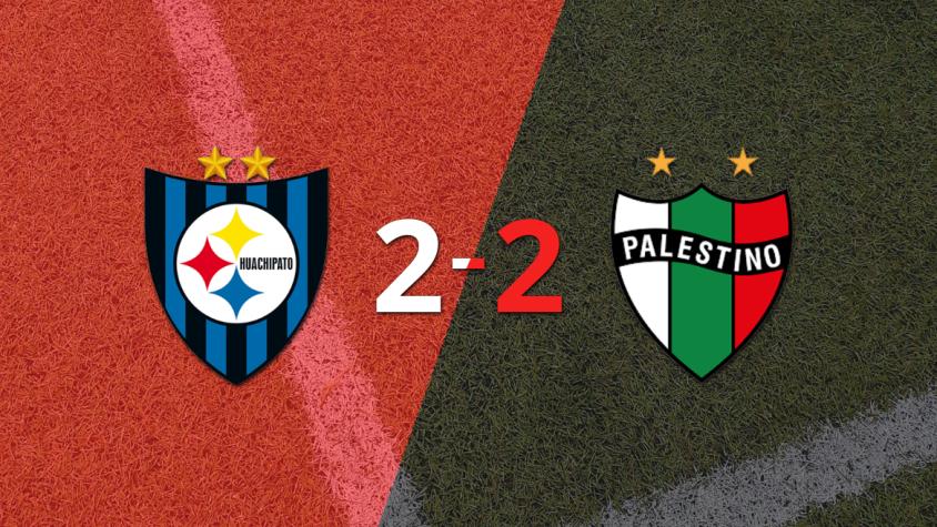 Sobre el final, Ian Garguez marcó el gol del empate entre Palestino y Huachipato