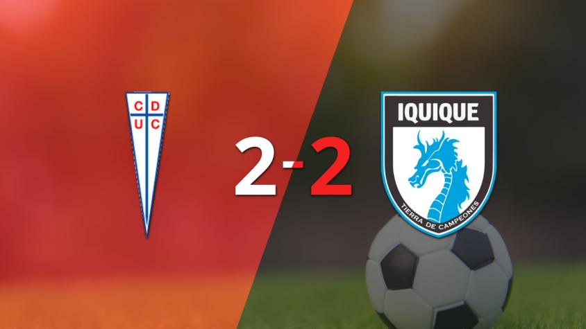 U. Católica y Deportes Iquique igualaron 2 a 2