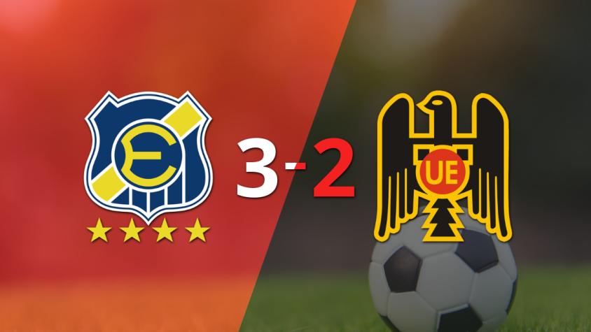 Partido de muchos goles y triunfo de Everton sobre Unión Española