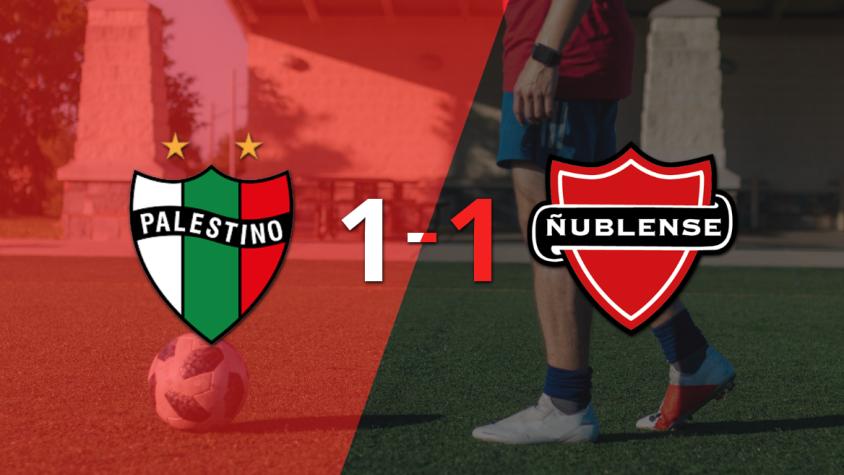 Ñublense empató 1-1 en su visita a Palestino