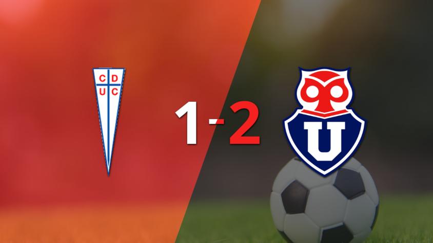 Universidad de Chile ganó 2 a 1 el clásico universitario con remontada