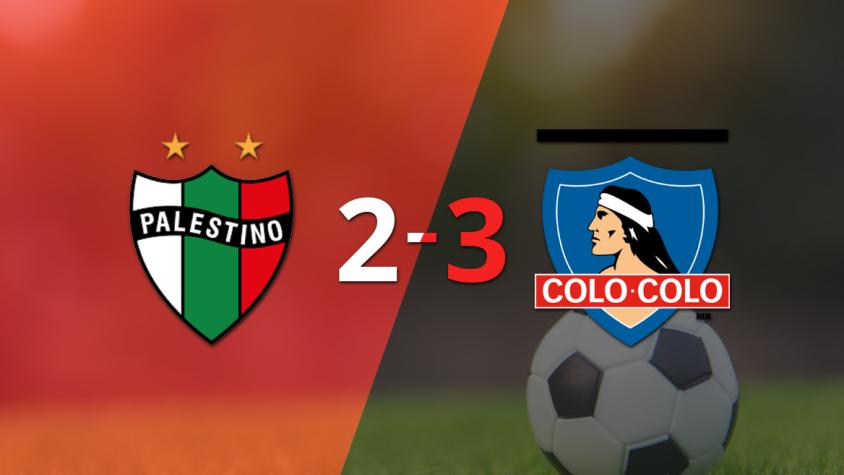 Colo Colo consigue emocionante triunfo sobre Palestino por 3 a 2