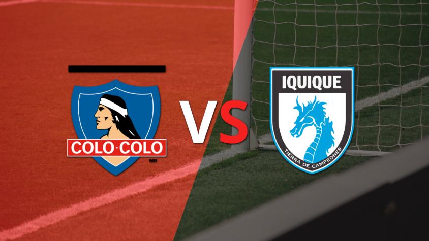 ¡Arranca la etapa complementaria! Colo Colo lleva la ventaja con un marcador 2-0 sobre Deportes Iquique