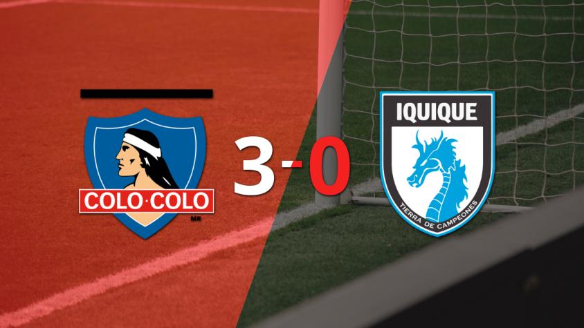 Tranquila victoria de Colo Colo por 3 a 0 frente a Deportes Iquique