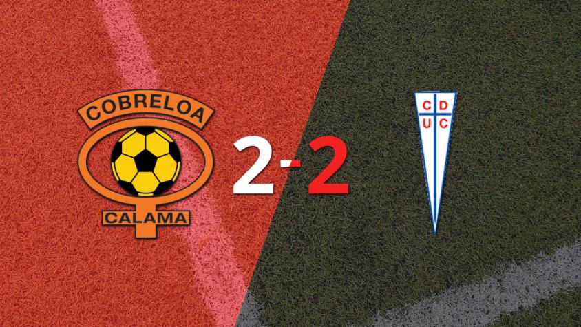 Cobreloa empató 2-2 con U. Católica