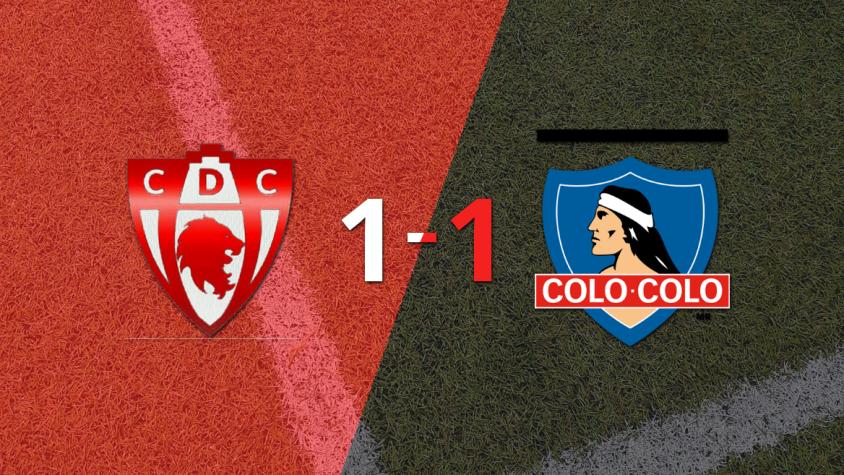 D. Copiapó no pudo en casa ante Colo Colo y empataron 1-1