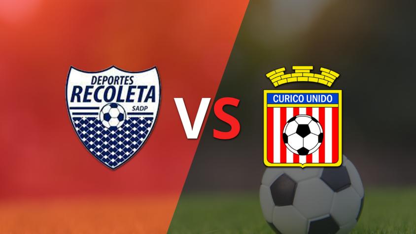 Recoleta está venciendo 2-1 a Curicó Unido en el estadio Municipal La Pintana