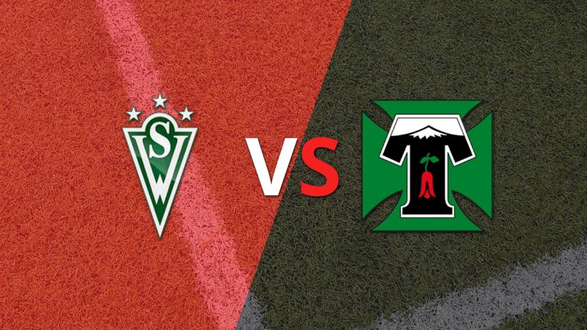 Arranca el segundo tiempo del empate entre Santiago Wanderers y Deportes Temuco