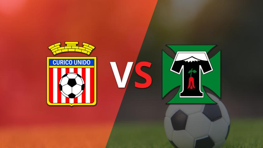 Con un empate en 0, empieza el segundo tiempo entre Curicó Unido y Deportes Temuco