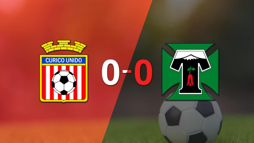 No hubo goles en el empate entre Curicó Unido y Deportes Temuco