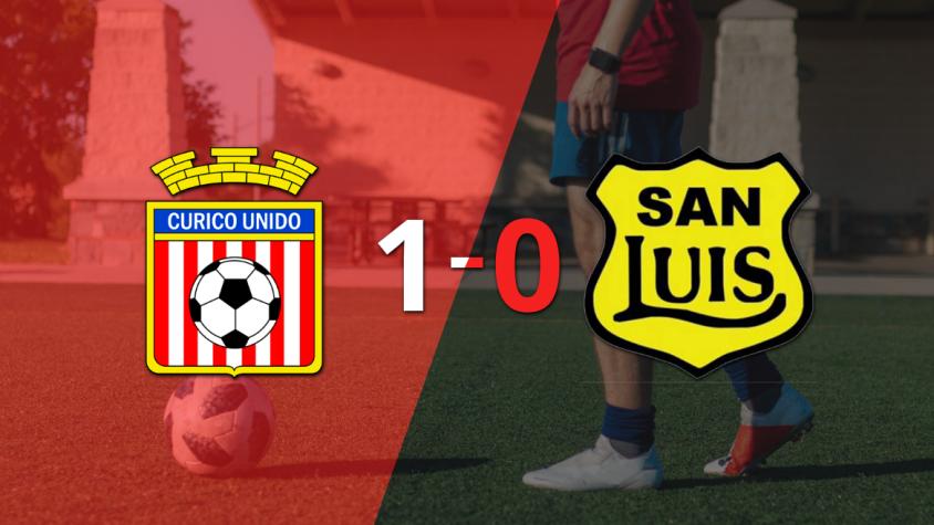 San Luis no pudo con Curicó Unido y cayó 1-0