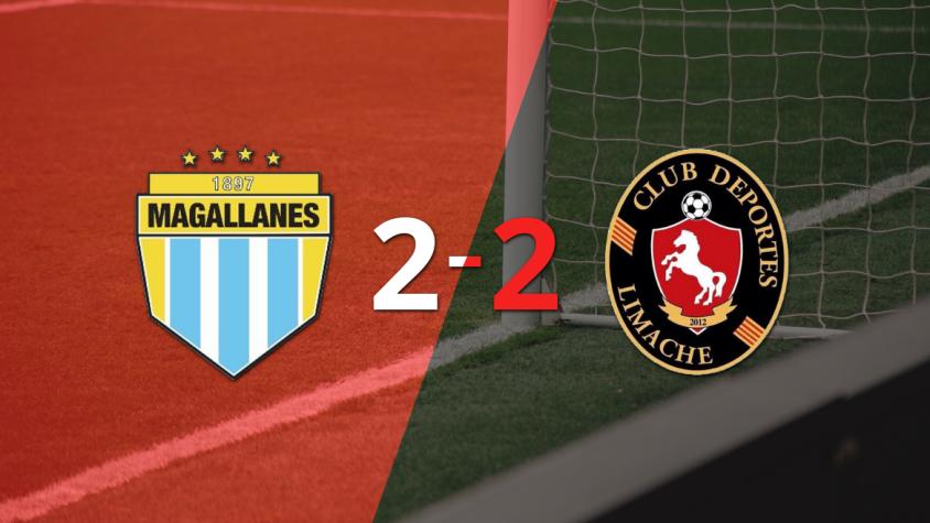 Vibrante 2-2 entre Magallanes y Deportes Limache