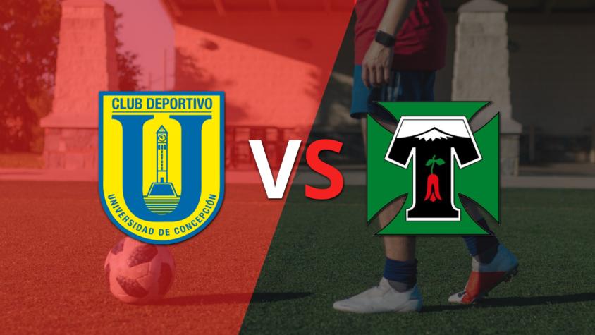 Empieza el partido entre U. Concepción y Deportes Temuco