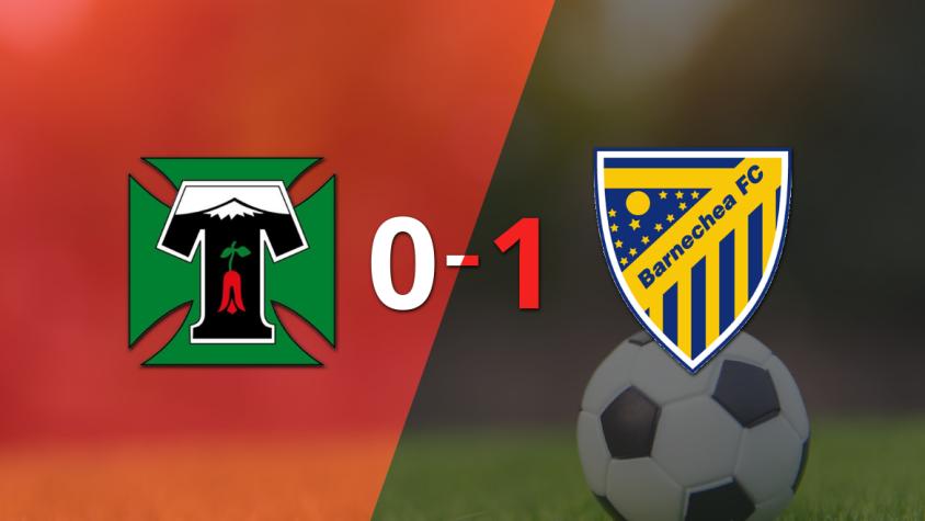 Deportes Temuco cayó frente a A.C. Barnechea 1-0 con un gol de Lucas Quiroga