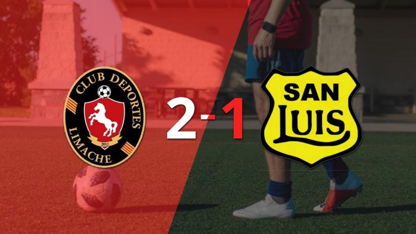 Nelson Da Silva marca un doblete en la victoria 2-1 de Deportes Limache ante San Luis