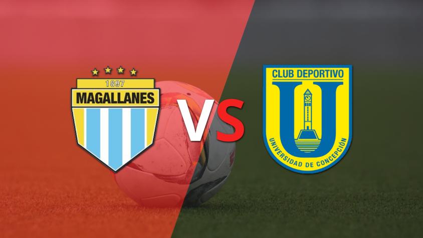 ¡Arranca el segundo tiempo! Magallanes y U. Concepción empatan sin goles