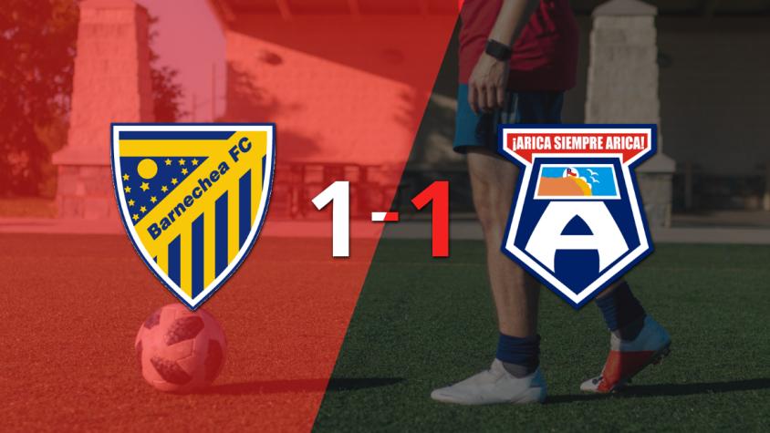 A.C. Barnechea y San Marcos se reparten los puntos y empatan 1-1
