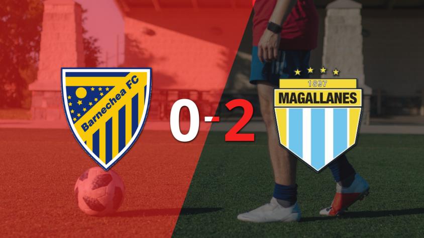 Magallanes fue superior y venció por dos goles a A.C. Barnechea en el estadio Municipal de Lo Barnechea