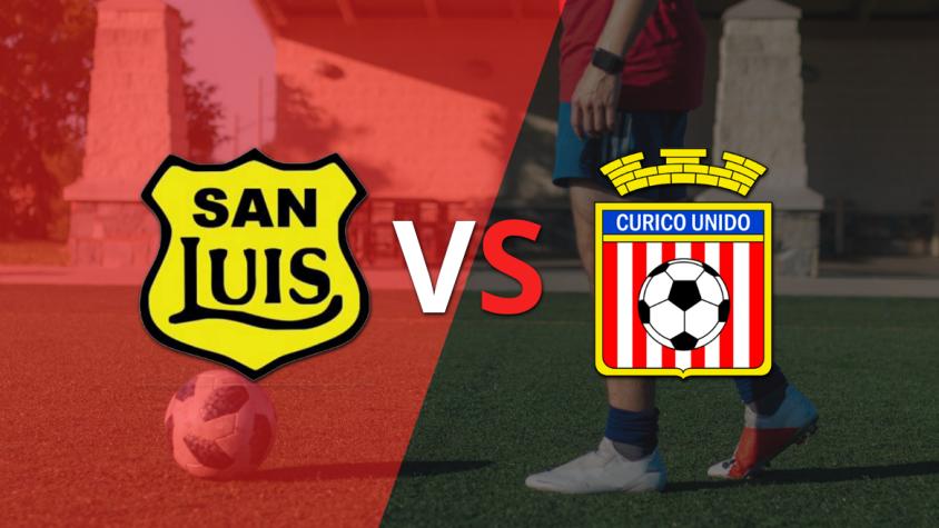 Por la fecha 27, San Luis recibirá a Curicó Unido
