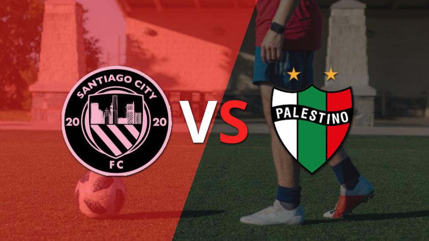 Palestino derrota 3-0 a Santiago City